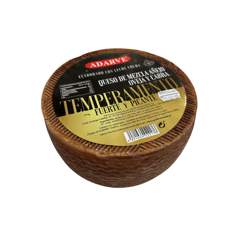 448276 - QUESO LECHE CRUDA TEMPERAMENTO  AÑEJO  ADARVE P/K