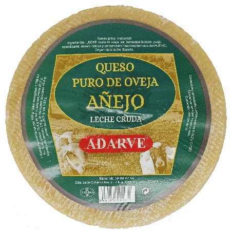 448282  Queso Oveja Leche Cruda  Añejo Adarve P/K