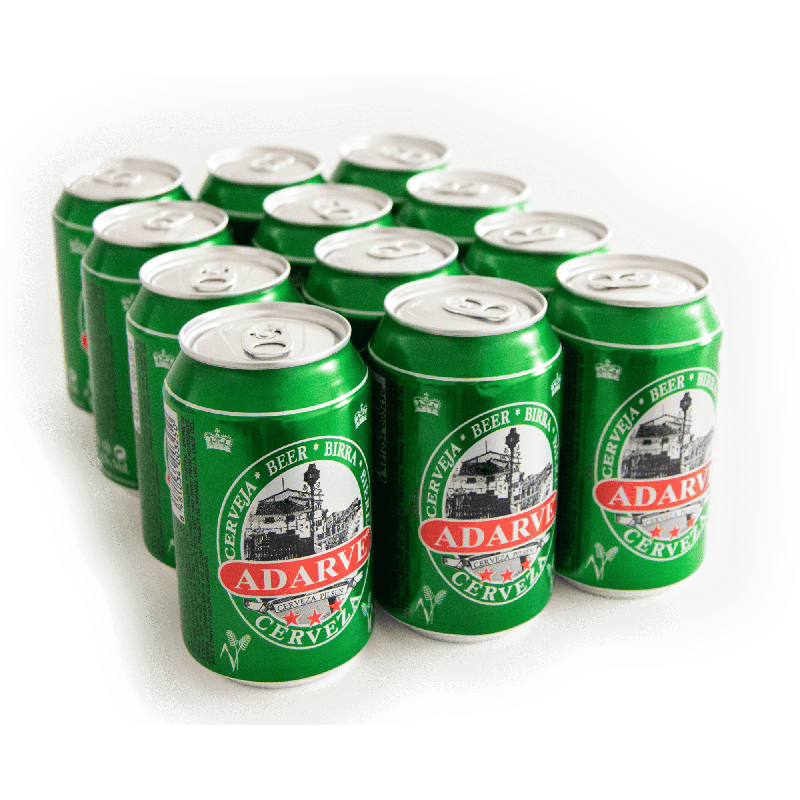 563558  Pack-12 Latas Cerveza Adarve 330 Cc