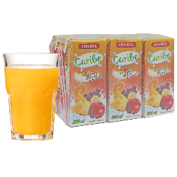 565292  Zumo+Leche Caribe Adarve Brik 200Cc Pack-6