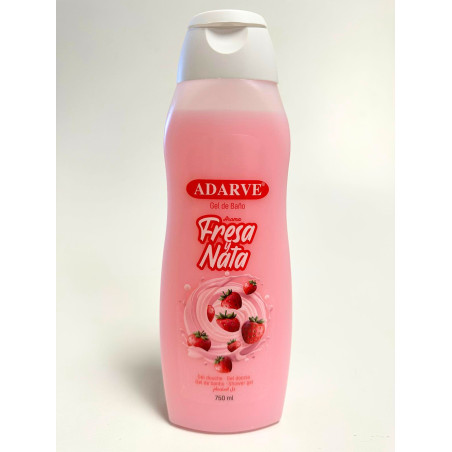 623522-GEL DE BAÑO ADARVE FRESAS Y NATA 750 ML