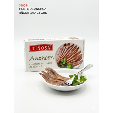 318054-FILETE DE ANCHOA TIÑOSA LATA 23 GRS