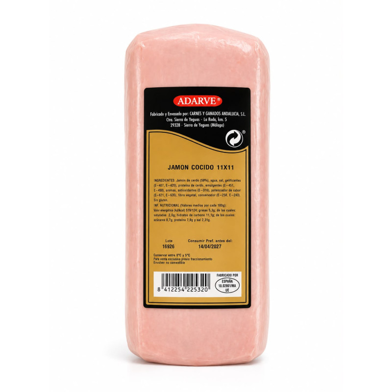 266809 - JAMON COCIDO 11X11 ADARVE P/K